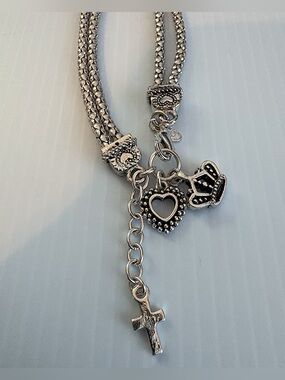 Premiere Designs Double Strand Chain Charm Bracelet